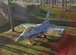 Luchtmacht: jachtvliegtuig F16 afkomstig van Vliegbasis Leeuwarden